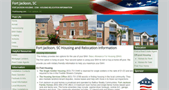 Desktop Screenshot of fortjacksonhousing.com