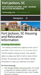 Mobile Screenshot of fortjacksonhousing.com